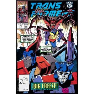 Transformers #76 Marvel 1991 Andrew Wildman Cover Late Run G1 VF+ Direct